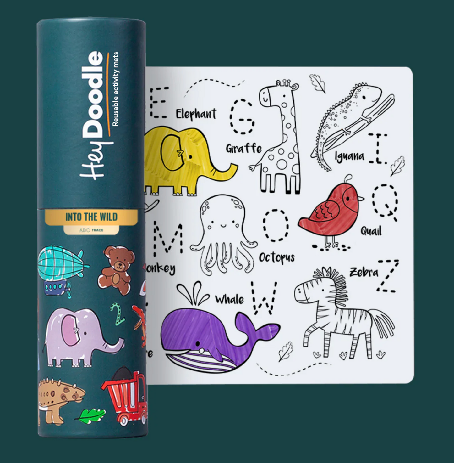 Mini Hey Doodle Reusable Colouring Mat