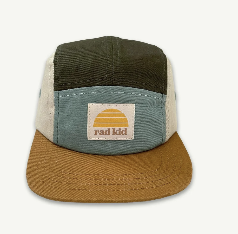 Rad Kid Spliced 5 Panel Cap - Khaki