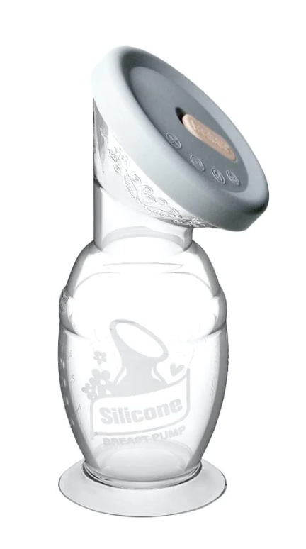 Silicone Breast Pump & Cap Combo