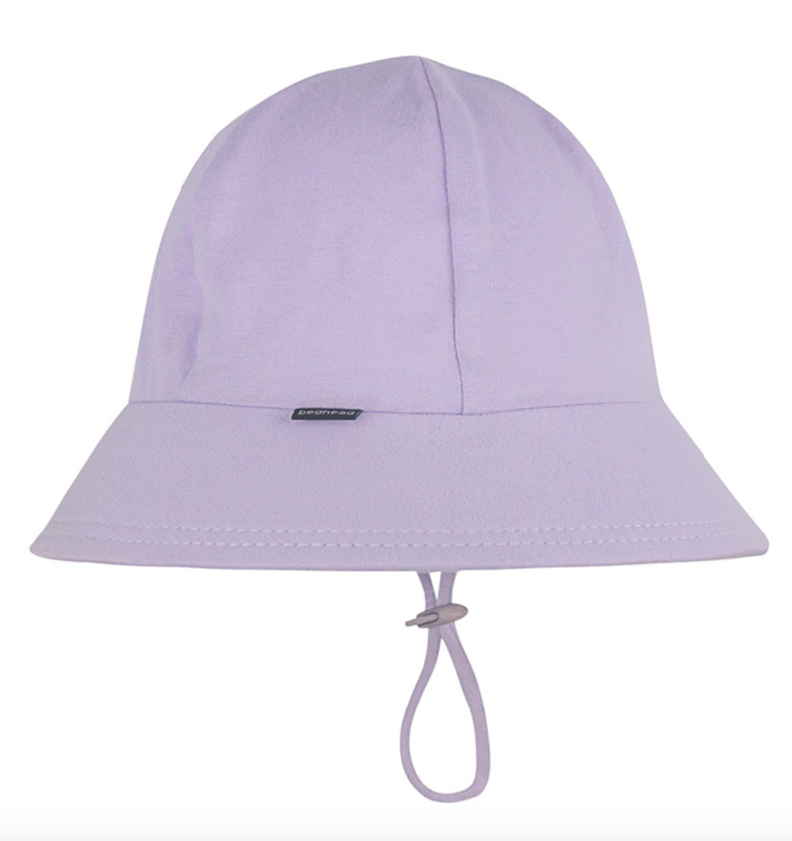 Ponytail Bucket Hat with Strap - Lilac