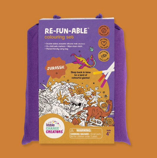 JURASSIC Re-FUN-able™ Colouring Set - NEW!