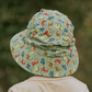 Kids Classic Bucket Sun Hat -Dino