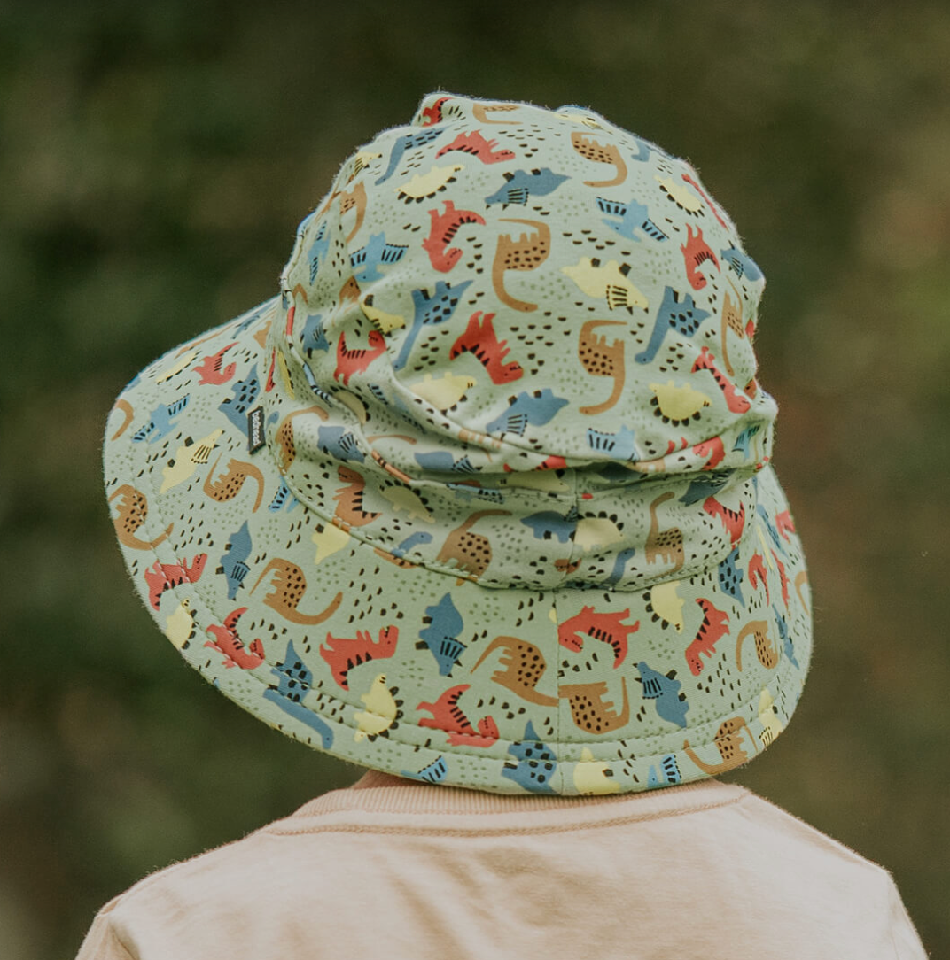 Kids Classic Bucket Sun Hat -Dino