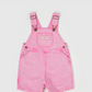 Burton Vintage Washed Denim Overalls Bubblegum