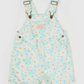 Burton Daisy Delight Denim Overalls Lagoon