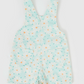 Burton Daisy Delight Denim Overalls Lagoon