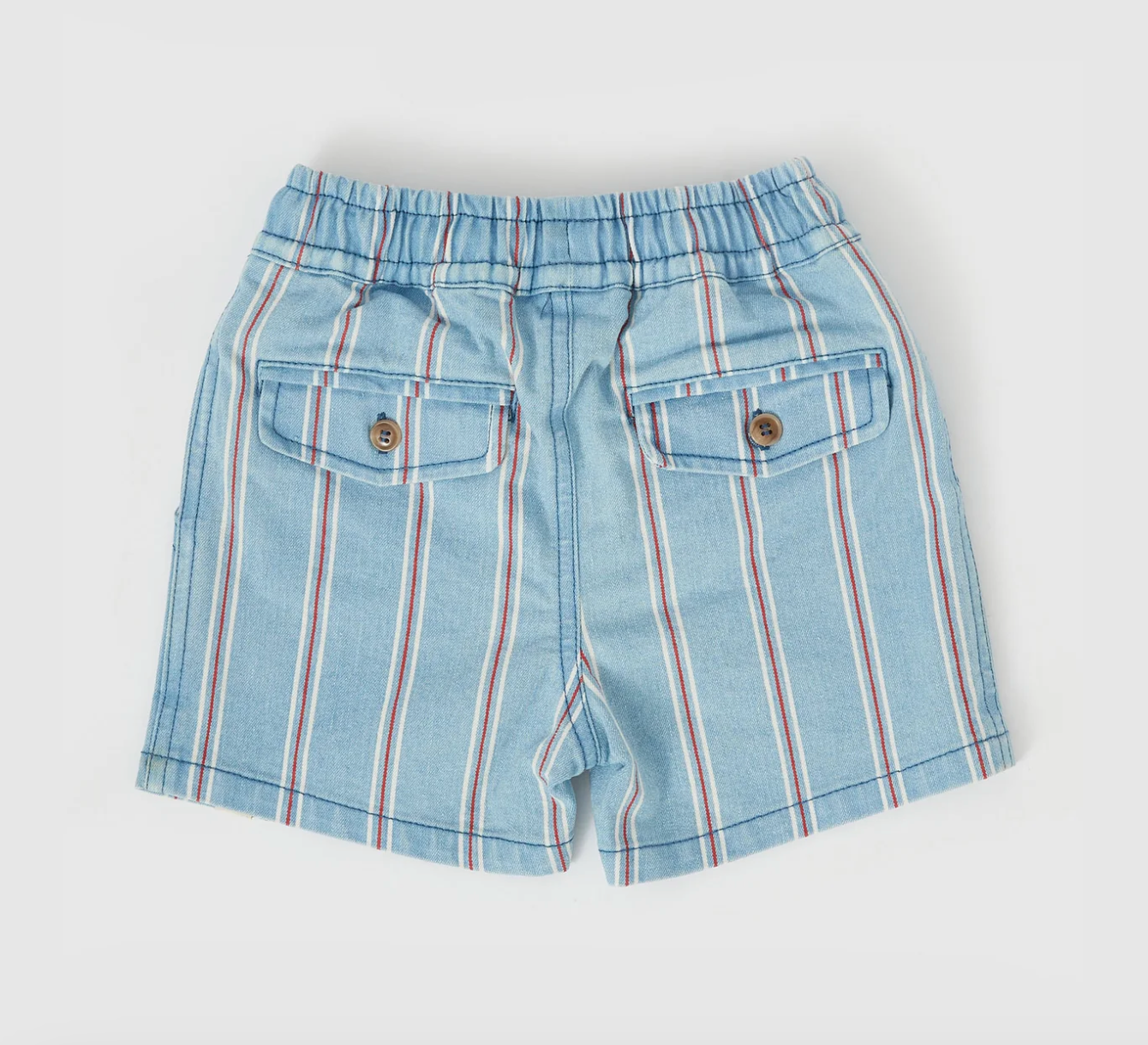 Noah Classic Stripe Denim Shorts