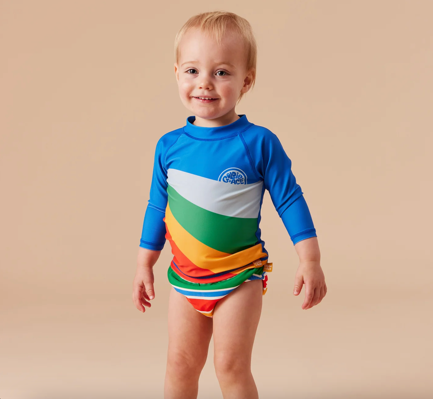 Ride The Wave Rashguard Blue Multi