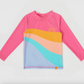 Ride The Wave Rashguard Pink Multi