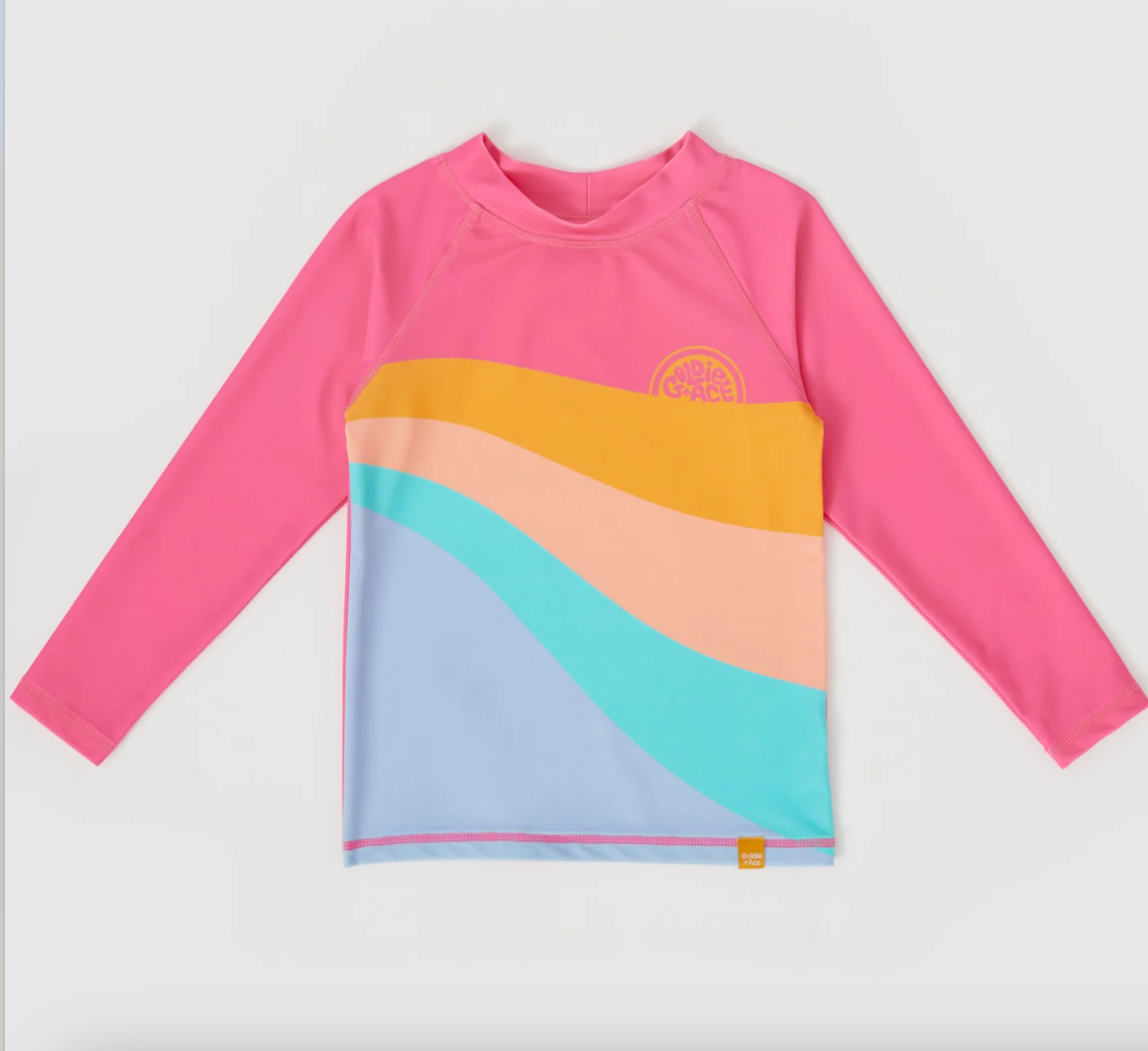 Ride The Wave Rashguard Pink Multi