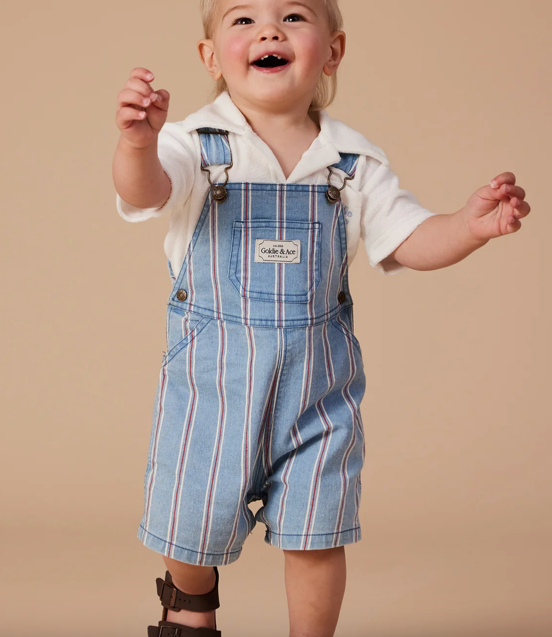 Burton Classic Stripe Denim Overalls