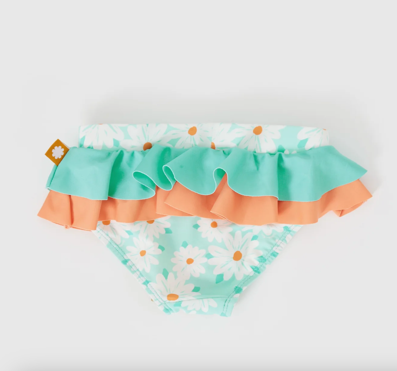 Daisy Delight Frill Waist Bikini Bottom Lagoon