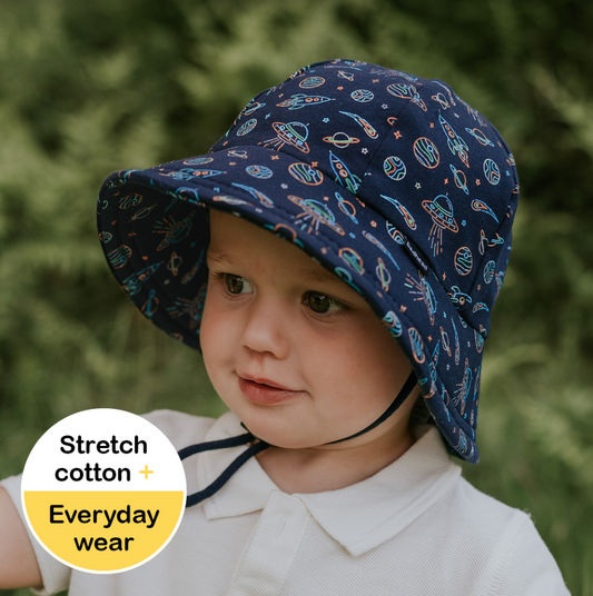 Toddler Bucket Sun Hat - Space