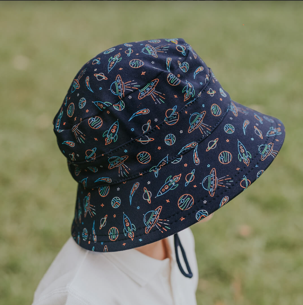 Kids Classic Bucket Sun Hat - Space