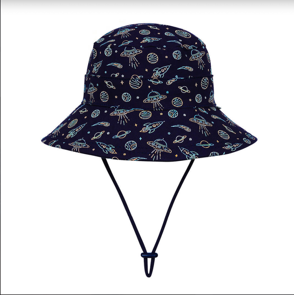 Kids Classic Bucket Sun Hat - Space