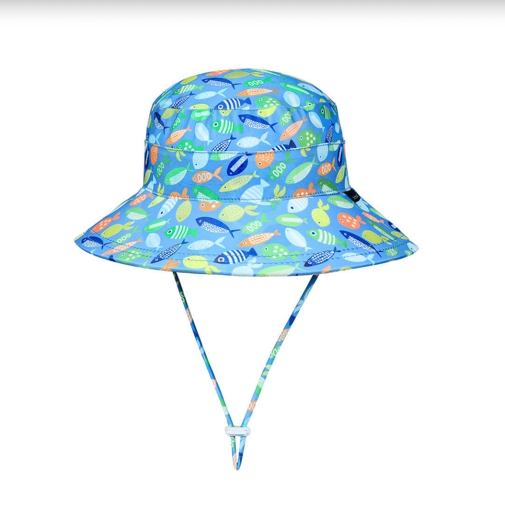 Kids Classic Swim Bucket Beach Hat - Pisces