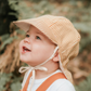 'Lounger' Flap Sun Hat - Frankie / Flax