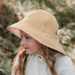 'Wanderer' Panelled Bucket Sun Hat - Frankie / Flax