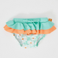 Daisy Delight Frill Waist Swim Nappy Lagoon