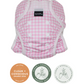 Swim nappy and wet bag - Pink Check