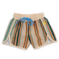 70's Style Swim Shorts Serape Stripe