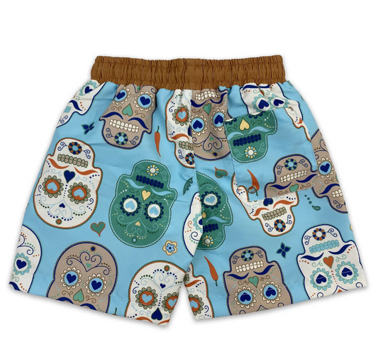 Kids Board Shorts Recycled Material Skulls Amigo