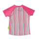 Kids Short Sleeve Rash Guard Gelato Stripe | Pink