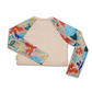 Kids Long Sleeve Cropped Rash Vest Phoenix Print