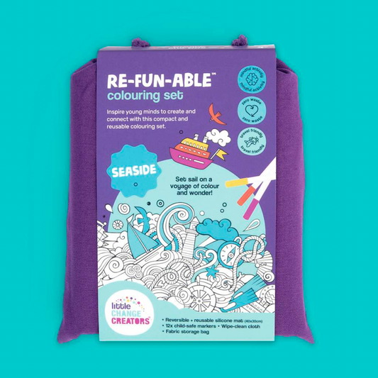 SEASIDE Re-FUN-able™ Colouring Set