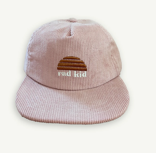 Rad Kid Cord Cap - Mauve