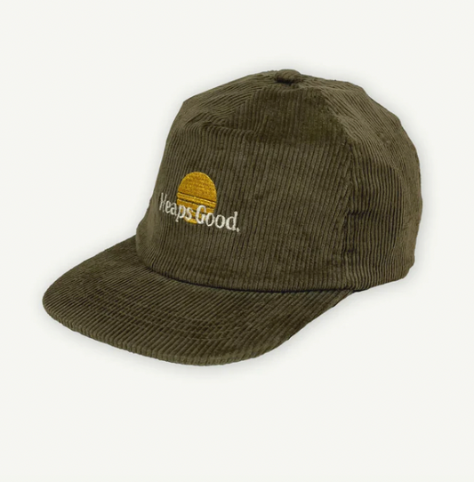 Heaps Good Cord Cap Khaki