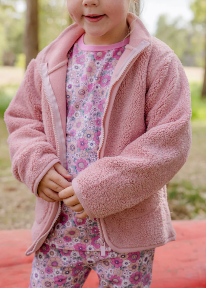Rose Sherpa Jacket