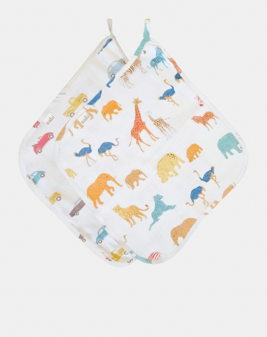 Baby Washcloth Muslin-2pcs