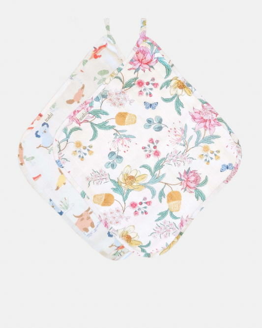 Baby Washcloth Muslin-2pcs
