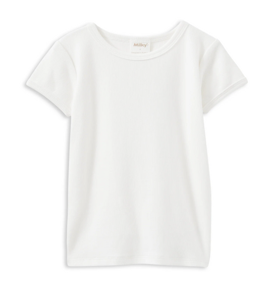White Rib Tee