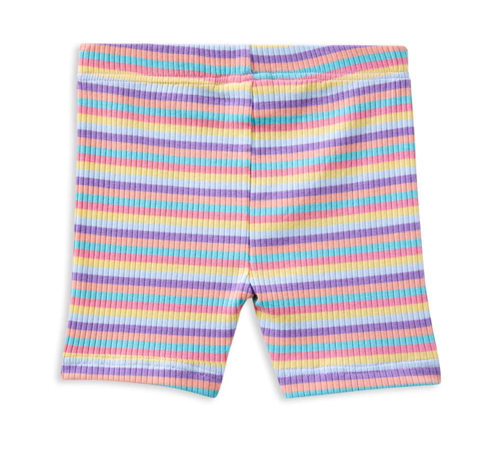 Multi Stripe Bike Short